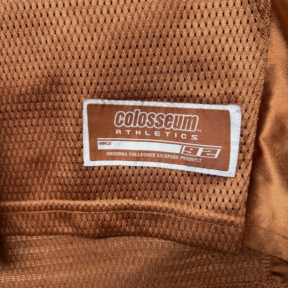 Texas Longhorn Colosseum Brand Jersey Youth Boys L 16-18 Orange #10 Athletic - Picture 8 of 9